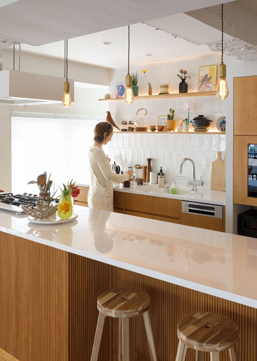 中古マンションのリノベーション後のCalm + Easy