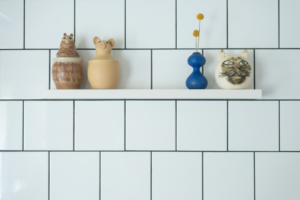 中古マンションのリノベーション後の家具美術館な家