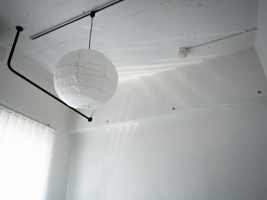 中古マンションのリノベーション後の寝室の照明