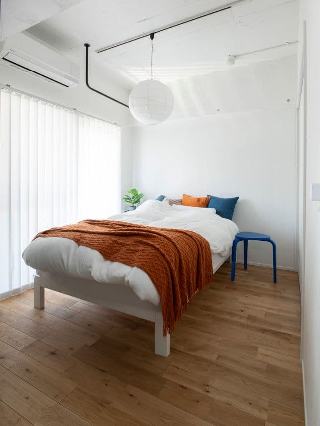 中古マンションのリノベーション後の寝室