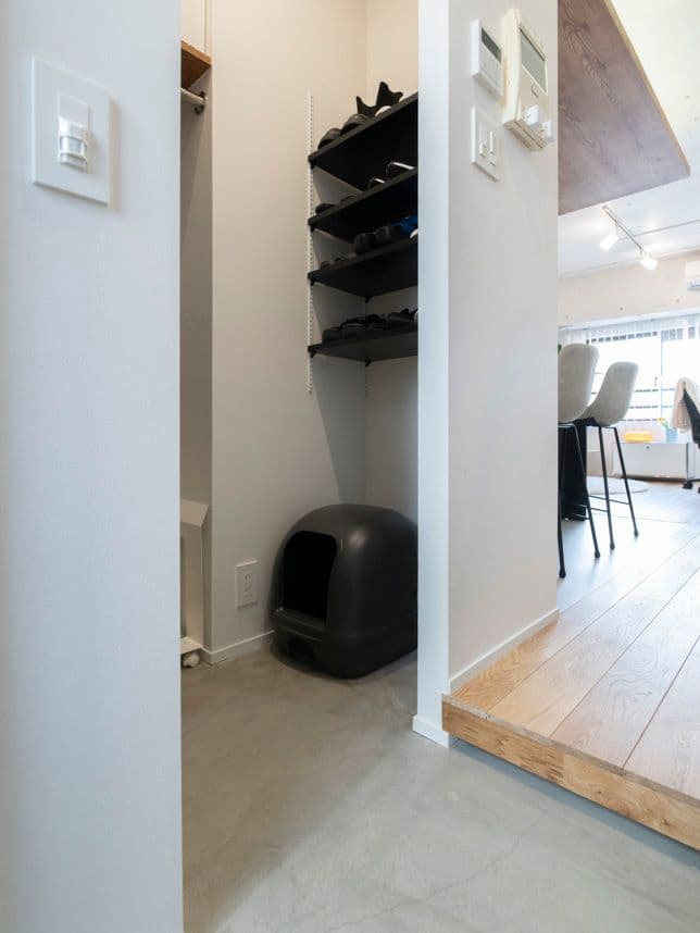 中古マンションのリノベーション後の玄関土間