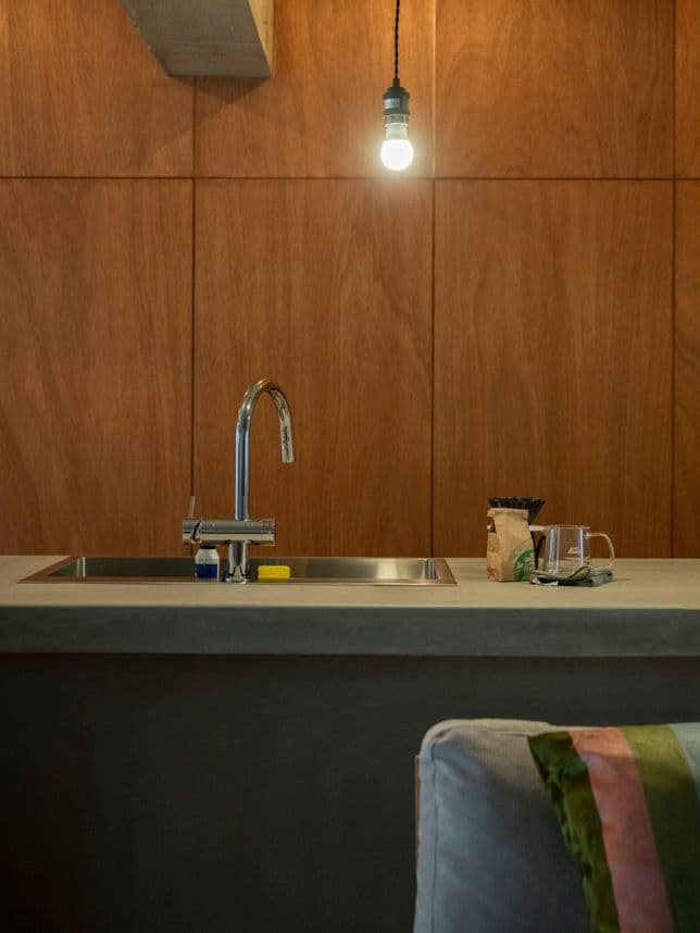 中古マンションのリノベーション後のキッチンのシンク