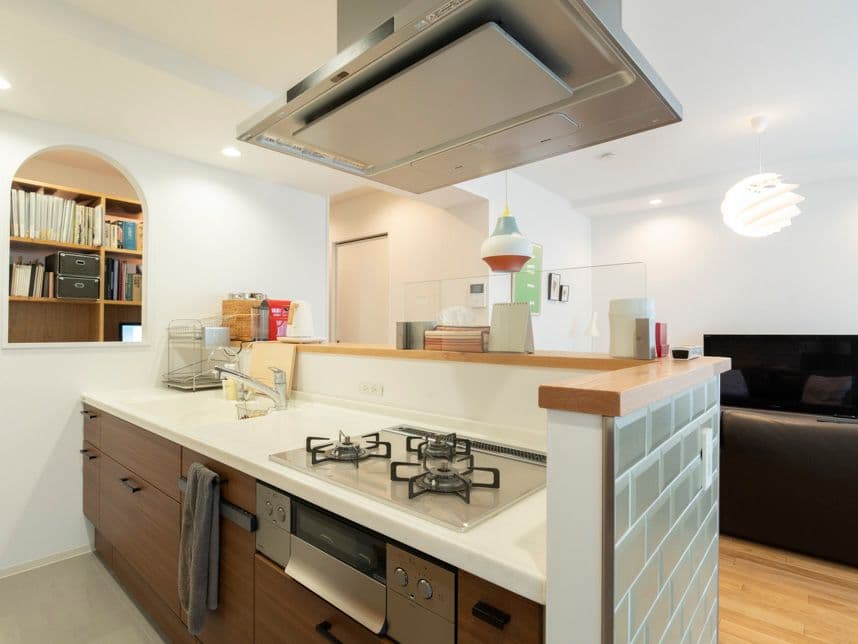 中古マンションのリノベーション後のキッチン