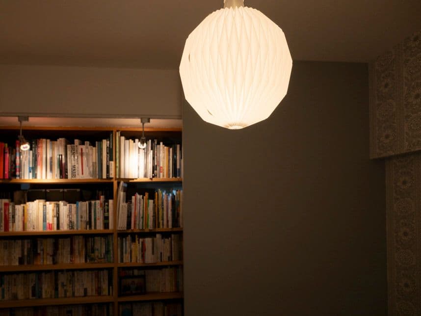 中古マンションのリノベーション後の寝室の照明