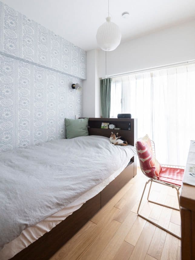 中古マンションのリノベーション後の寝室