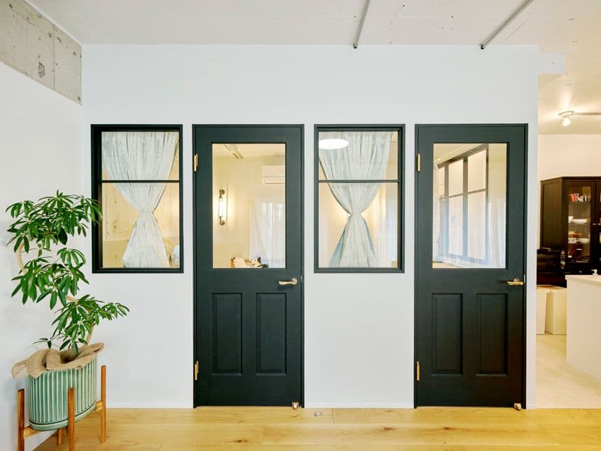 中古マンションのリノベーション後の子ども部屋の建具