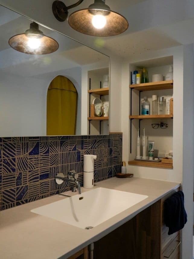 リノベーション後の洗面台