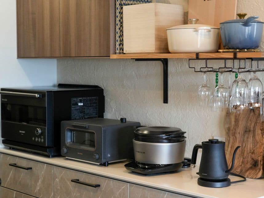 リノベーション後のキッチン家電