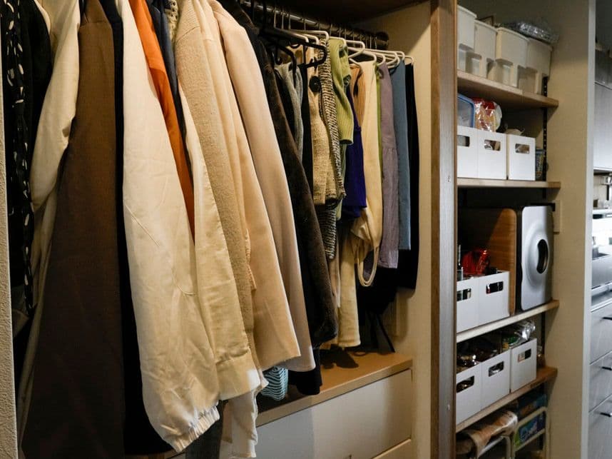 リノベーション後のクロゼット