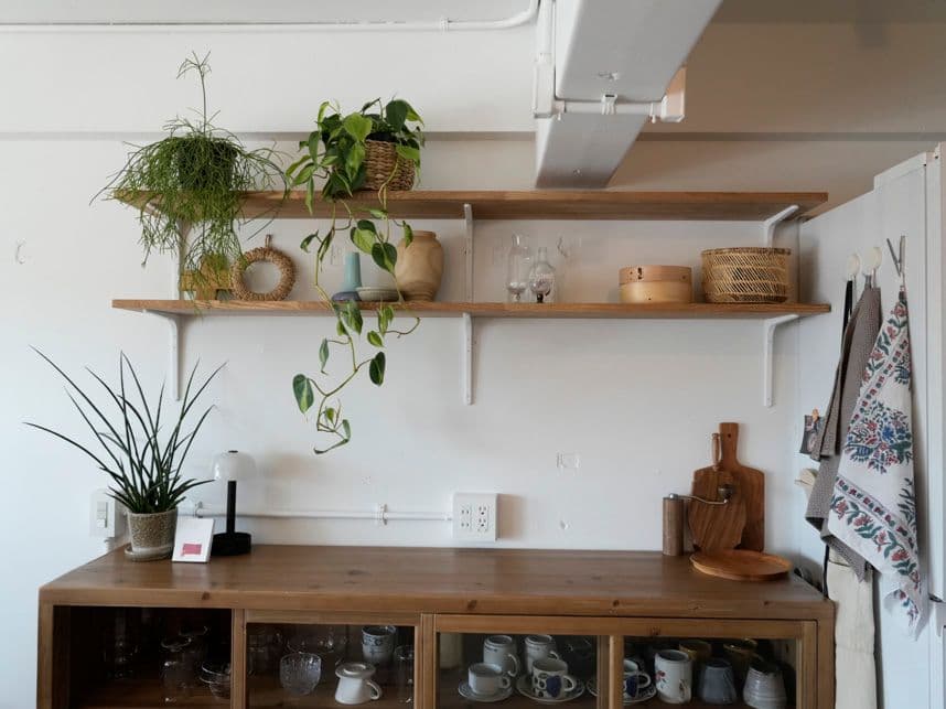 中古マンションのリノベーション後のキッチンの家具