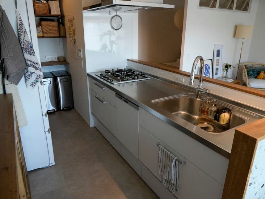 中古マンションのリノベーション後のキッチン