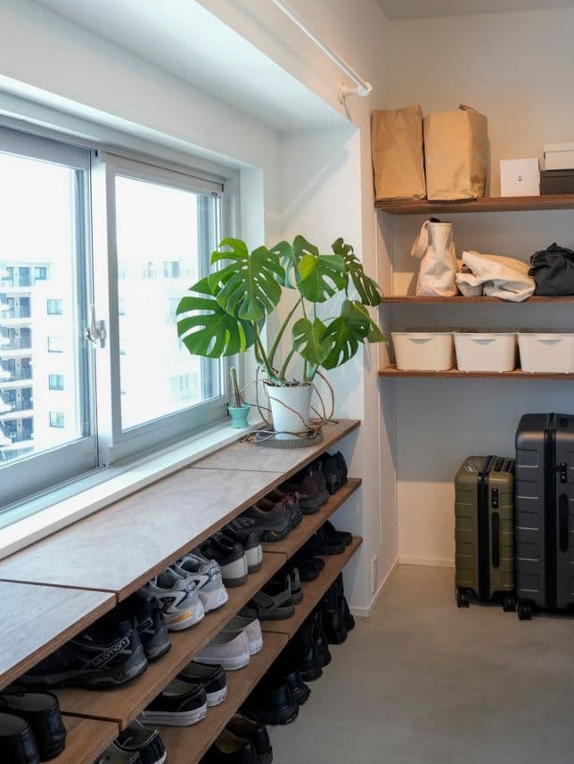 中古マンションのリノベーション後の玄関土間