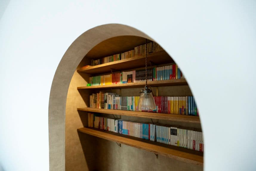 中古マンションのリノベーション後のヌックの入り口