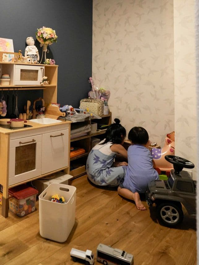 中古マンションのリノベーション前のキッズスペース