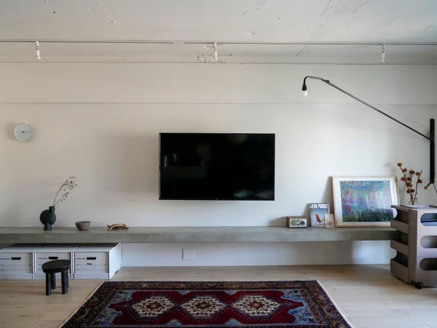 中古マンションのリノベーション後のリビング