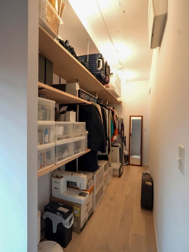 中古マンションのリノベーション後のクローゼット