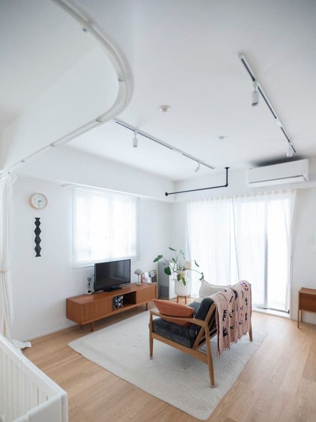 中古マンションのリノベーション後のリビング