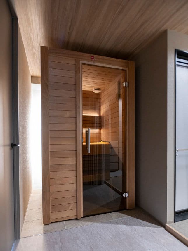 中古マンションのリノベーション後のサウナ