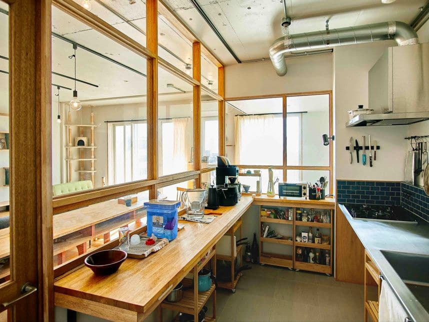 中古マンションのリノベーション後のキッチン