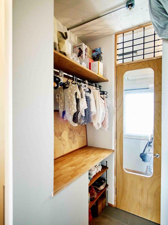 中古マンションのリノベーション後のクローゼット
