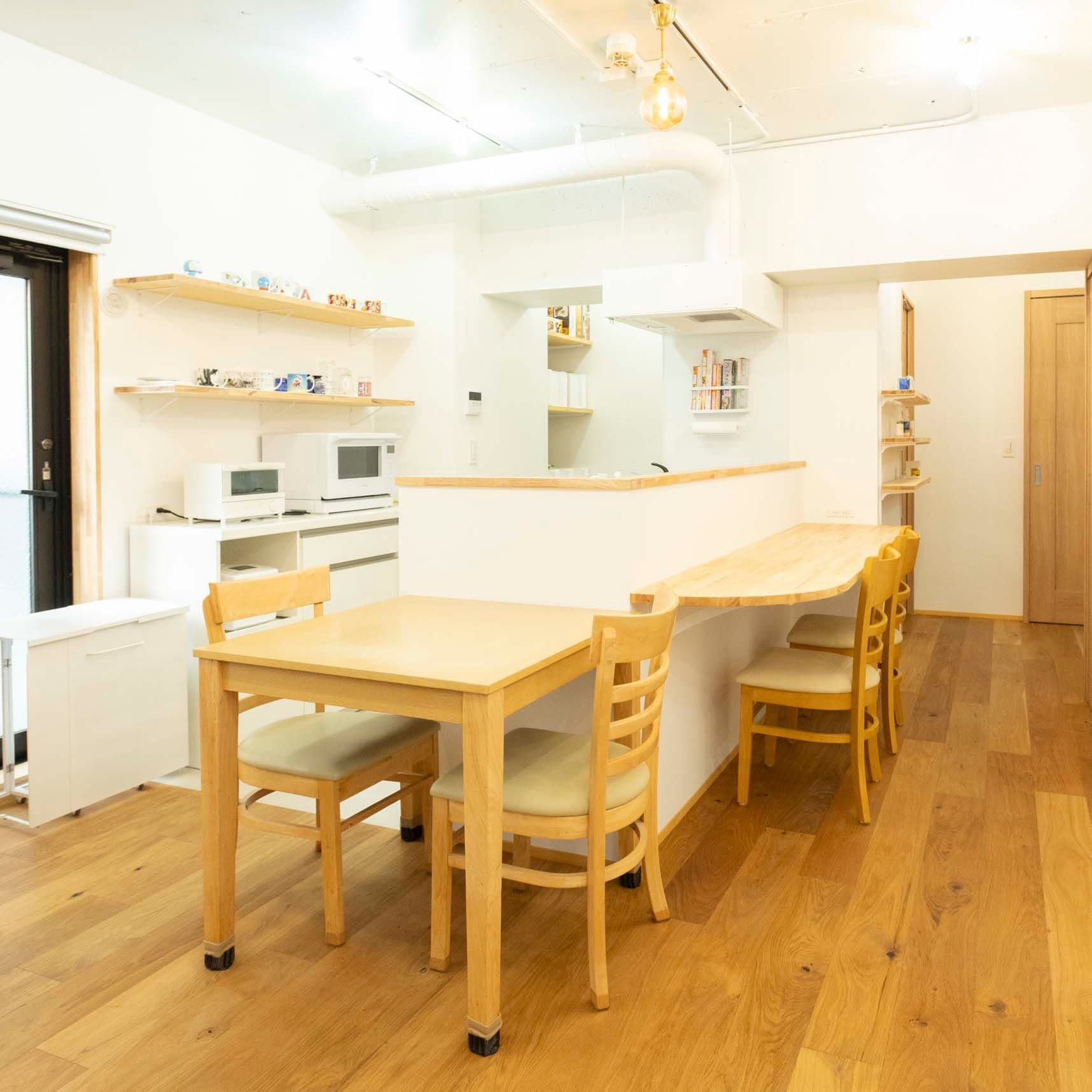 中古マンションのリノベーション後のダイニングカウンター